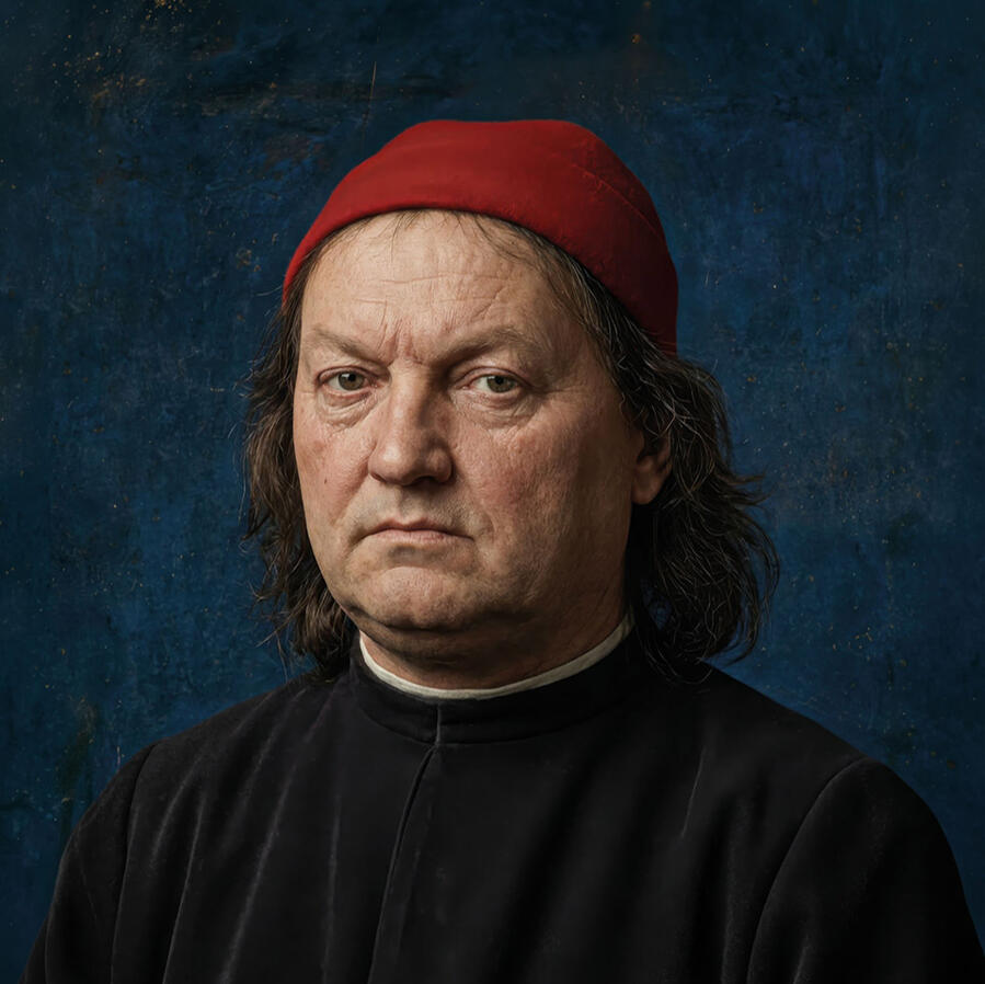 Autoritratto del Perugino Autoritratto del Perugino